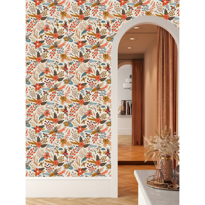 Carreau de papier peint l 25 po, L 2,09 pi x L 10,42 pi