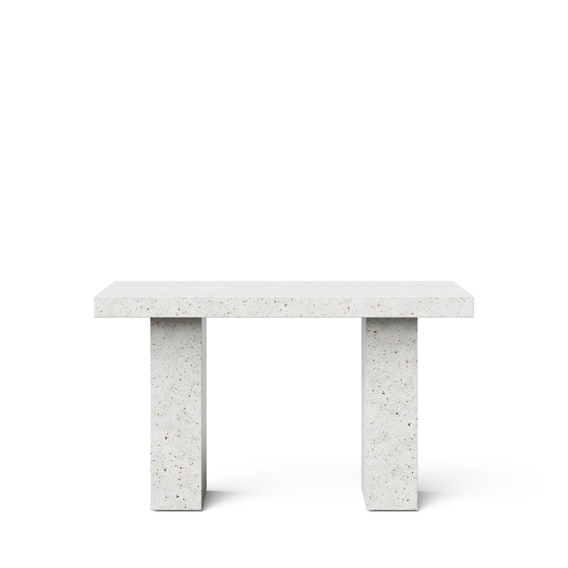 Mixx Elcor 82.75, Bar Table (41.75" Height), Ivory Terrazo, 70.75" L x 35.5" W