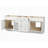 Disar 90 Double Bathroom Vanity Base Only-111779162
