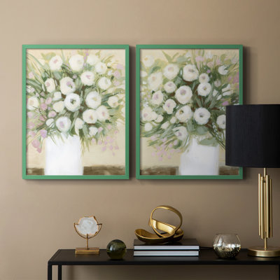 Soft Sun Bouquet I-Premium Framed Print -Ready to Hang - No Nails Required - No Nails Required