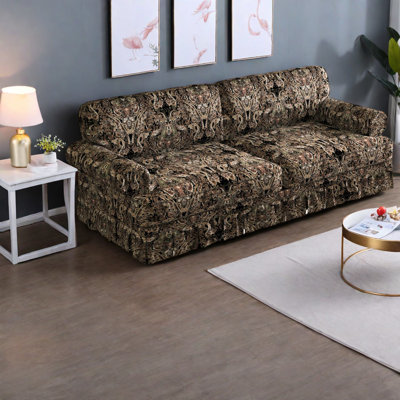 Spacious 3&4-seater Oxford Fabric Sofas, Mid Century Style For Home & Office
