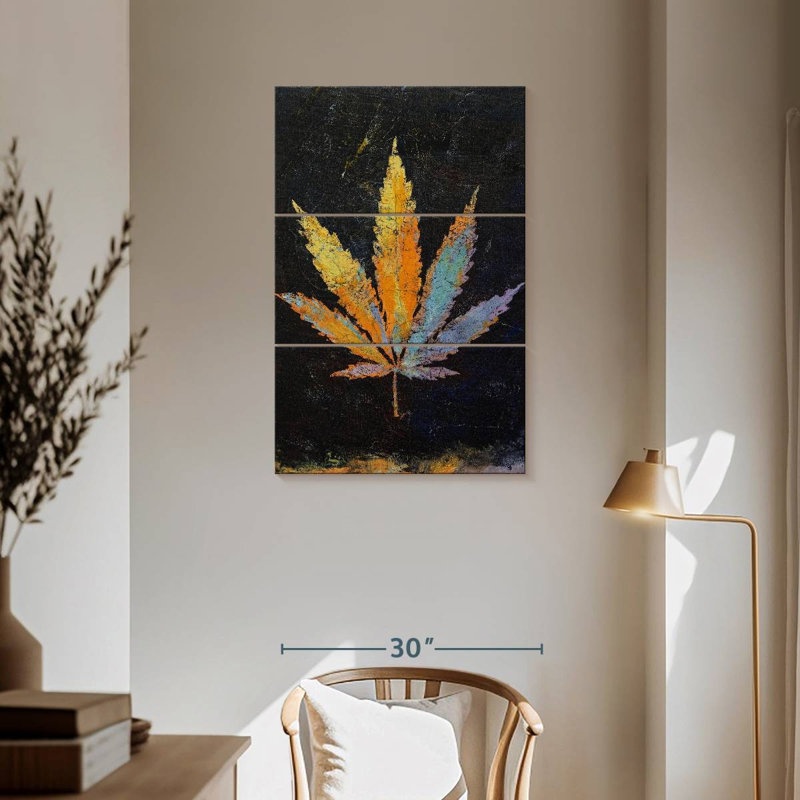 Cannabis, 57" H x 36" W