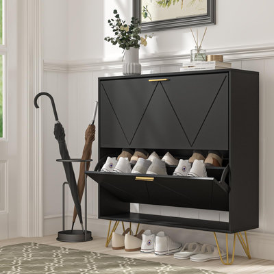 Belper 18 Pair Shoe Storage Cabinet