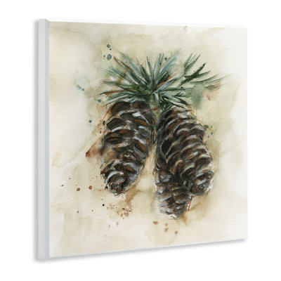 Rustic Forest Pinecone Wall Plaque Art by Ethan Harper