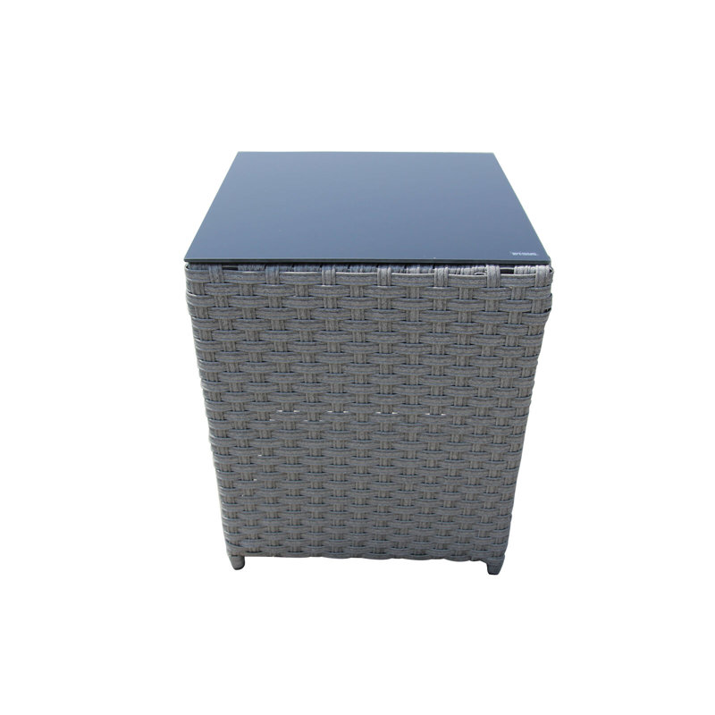 Barreiro 2 Seater Bistro Set with Cushions, Grey