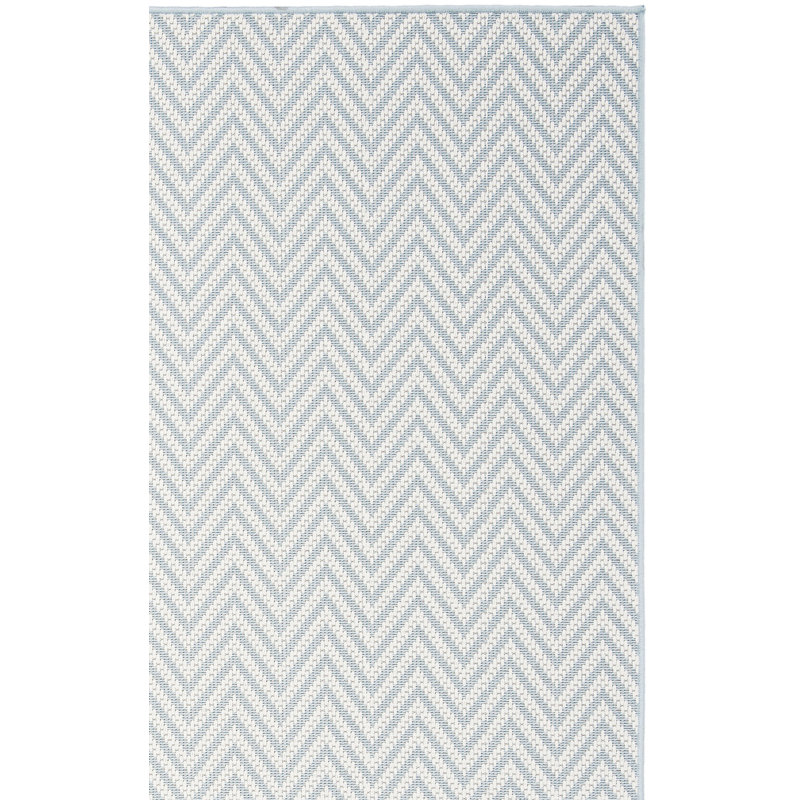 Haileyjade Performance Machine Washable Chevron Indoor/Outdoor Area Rug, Rectangle 8' x 10'