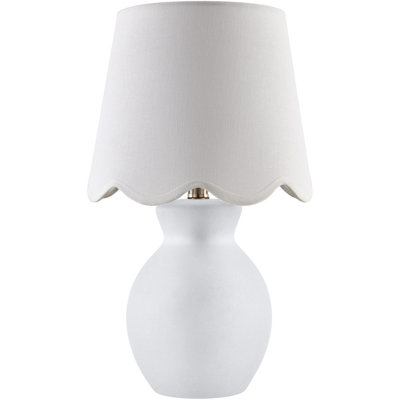 Momsen Scallop Ceramic Table Lamp