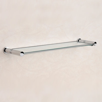 Tablette murale Cylinder, Chrome