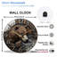 Horloge murale en bois 12 po