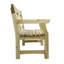 Solid Wood Outdoor Bench