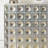 Light Luxury Silver Foil Process Accent Cabinet. Accent Cabinet