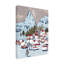 Art mural sur toile tendue - décoration murale «Holiday Hues I» de Melissa Wang pour le salon, la chambre à coucher ou le bureau - 24 x 32