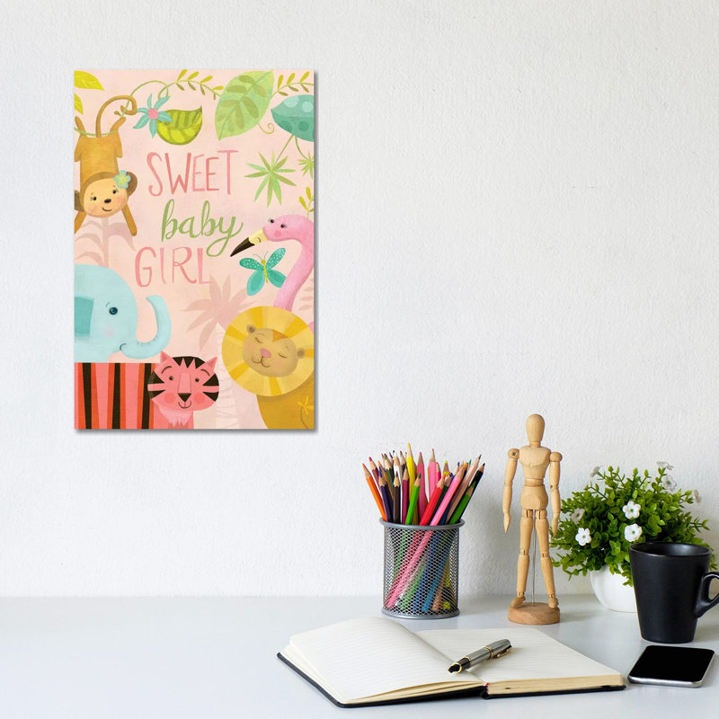 Jungle Baby I by Laura Watson - Wrapped Canvas Gallery-Wrapped Canvas Giclée, 20.32 cm H x 30.48 cm W