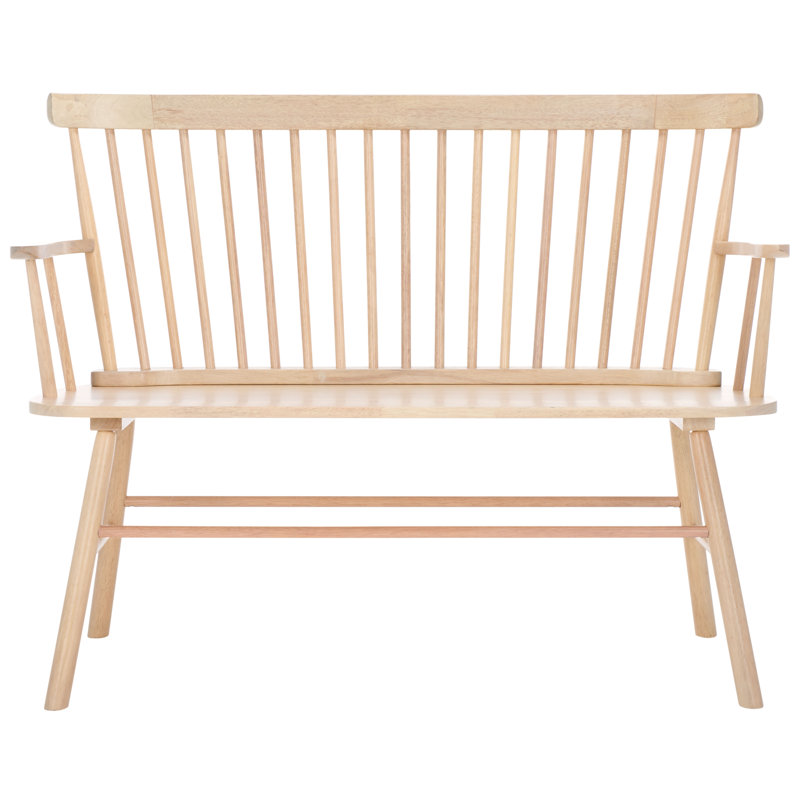 Karlovy Wood Bench, White Wash