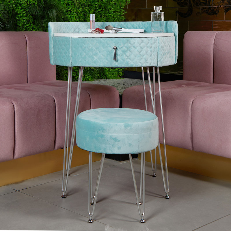 Aureus Dressing Table, Baby Blue