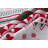 Christmas Snowflake Rustic Polyester Striped Quilt-683311341