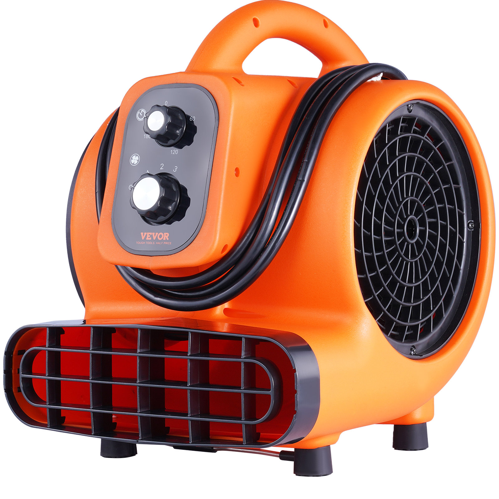 VEVOR 8 in. Pivoting Utility Blower Fan Portable Ventilator Fan