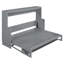 Lit escamotable double avec élévateur hydraulique et bureau-1374300605-1374300602