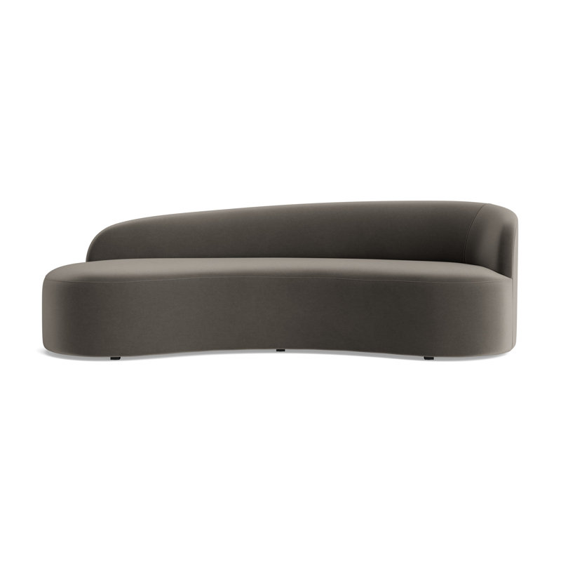 Sofia Right Arm Sofa, Performance Velvet - Graphite