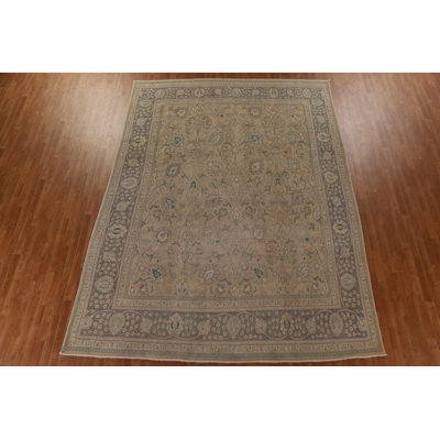 One-of-a-Kind 9'5'' X 12'9'' 1970s Wool Area Rug in