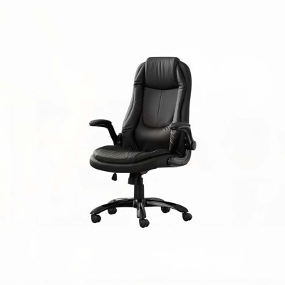 Aila Office Chair, Adjustable Height, Swivel, Ergonomic, Armrests, Computer Desk, Work, Metal, Black