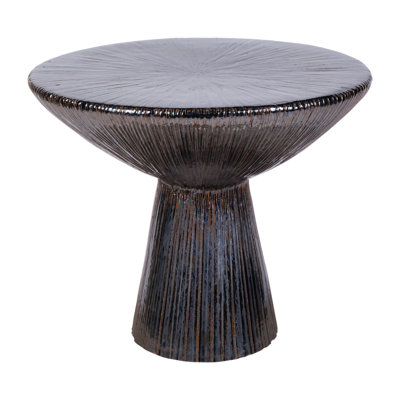 Sunburst Outdoor Round Side Table