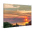Barn on the Ridge at Sunset 1 Piece Wrapped Canvas Wall Art-1765912402