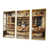 Toile avec cadre flottant or