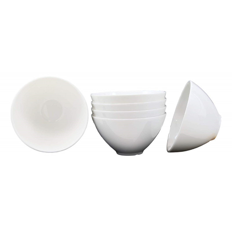 Bol à pâtes en mélamine blanc rond jade Spadafore