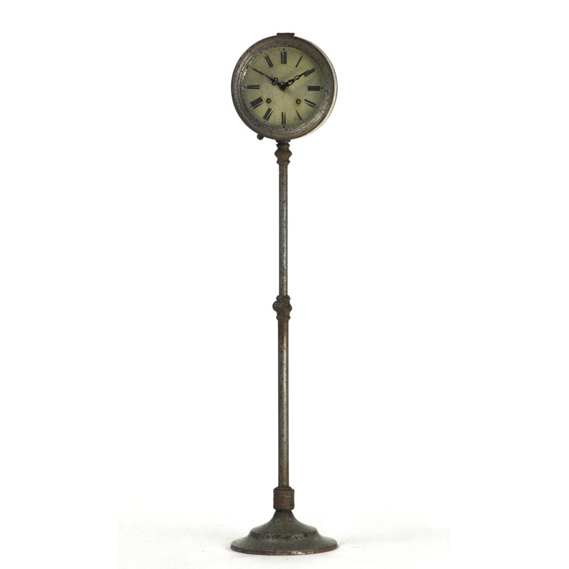31'' H Metal Floor Clock