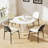 Round Wooden Dining Table Sets-948174492-948174483