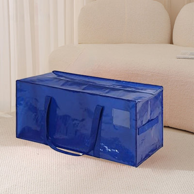 Sac à bagage mobile à grande capacité renforcé épais et 23 gallons US - Sac de rangement en plastique hydrofuge - Sac de rangement pour arbre de Noël
