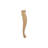 BingLTD - 30 1/4" Tall Unfinished Rubberwood David Dining Table Leg - (TL-DAVID TABLE LEG)