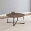 Table basse ronde en bois d'ingénierie