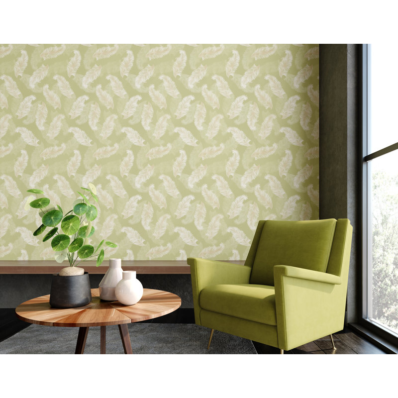 Higuchi 10m x 50cm Matte Wallpaper Roll, Green
