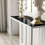 Ridgewood 100cm Glass Top Console Table-20767467-20767465