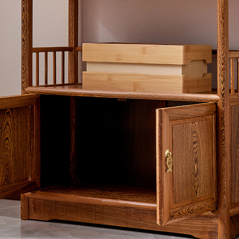 Multi-layer minimalist bookcase, (4 Shelves) 62.2"H x 23.6"W x 11.8"D.