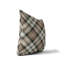 Coussin décoratif taupe Anthony Plaid-107834871-107834868