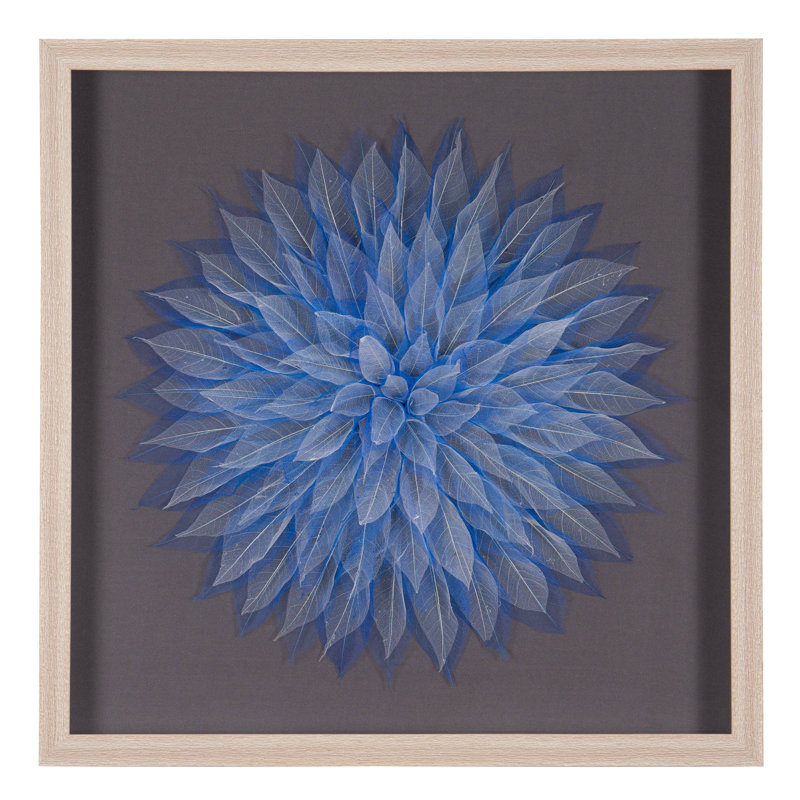 2 Tone Magnolia Tree Leaves Shadow Box Wall Décor
