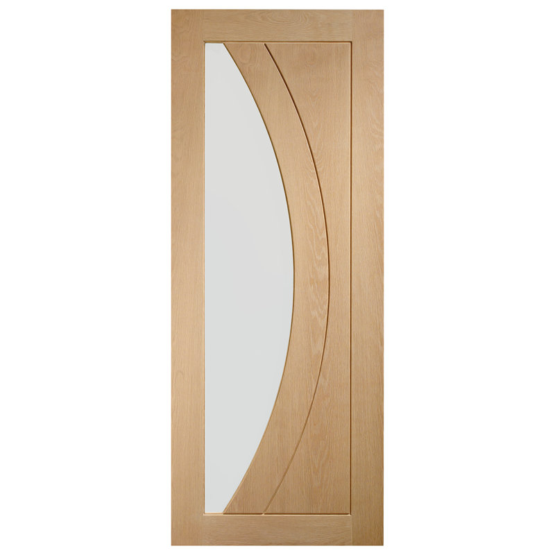 Internal Glazed Oak Salerno, 1981mm H x 686mm W x 35mm D