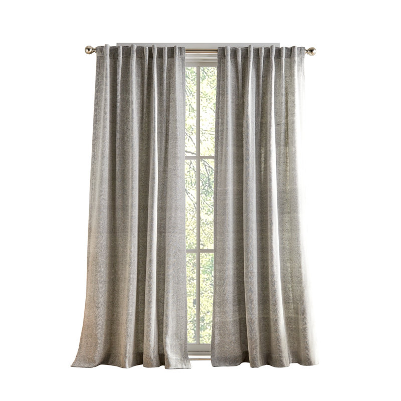 Paire de rideaux Peri Home (ensemble de 2), Gris, l 50 po x L 96 po