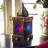 Medium Pink & Teal Square Lantern