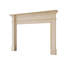 Lakeport Traditional Wood Fireplace Mantel Surround Kit Includes Wooden Mantel Surround And Shelf-1097431556-1097431563