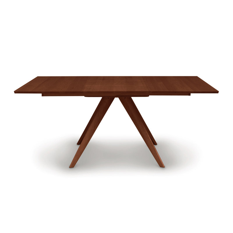 Table d'extension carrée Catalina, Cerise cognac