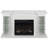 Henstinger Touch Screen Electric Fireplace with Bookcase