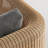 Loophole 70'' Wide Straight Wicker Loveseat with Sunbrella® Cushions-126592344