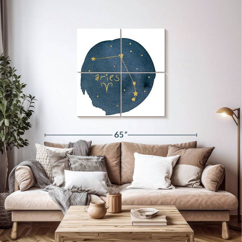 Horoscope Adella Bélier, H 38 po x l 38 po