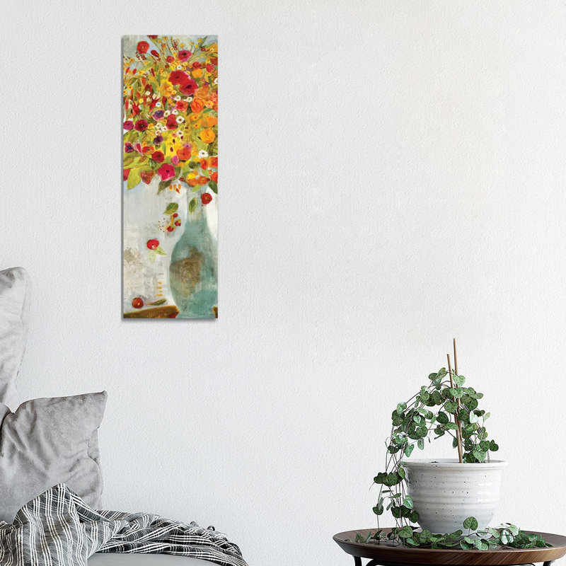 Exuberance I by Jill Martin - Wrapped Canvas Panoramic Print, 30.48 cm H x 91.44 cm W x 1.91 cm D