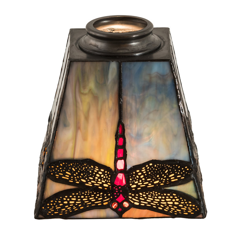 5" Square Prairie Dragonfly Shade