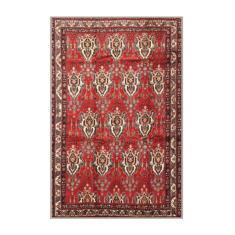 Tapis rouge à motif sud-ouest, Rectangle 8 pi x 12 pi
